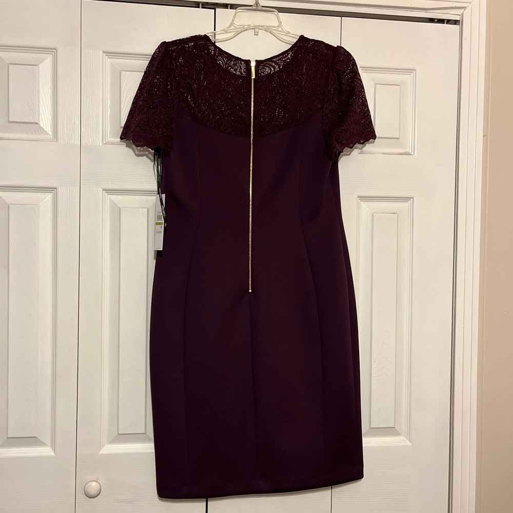 Calvin Klein lace yoke dress
